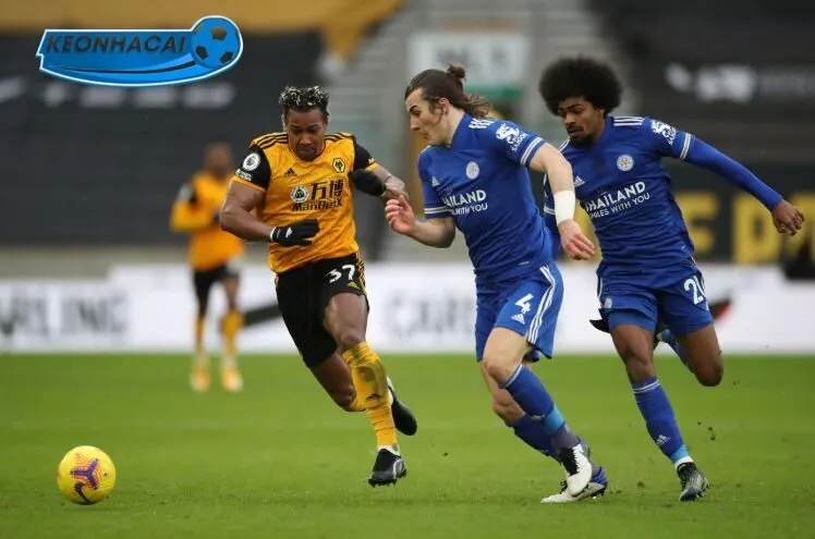 Các cầu thủ Wolves ăn mừng bàn thắng tại sân Molineux.